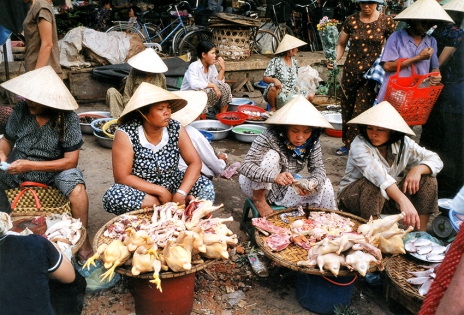 Marché de Huet Market in Huet.