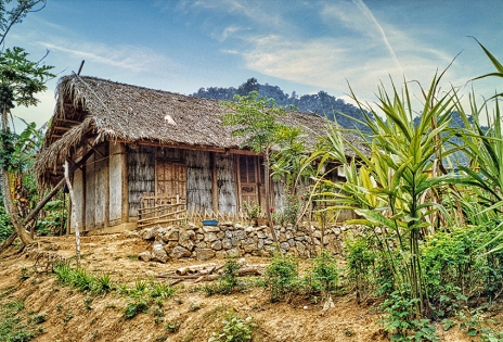 Ethnies du nord Casa típica del hetnie Mong.